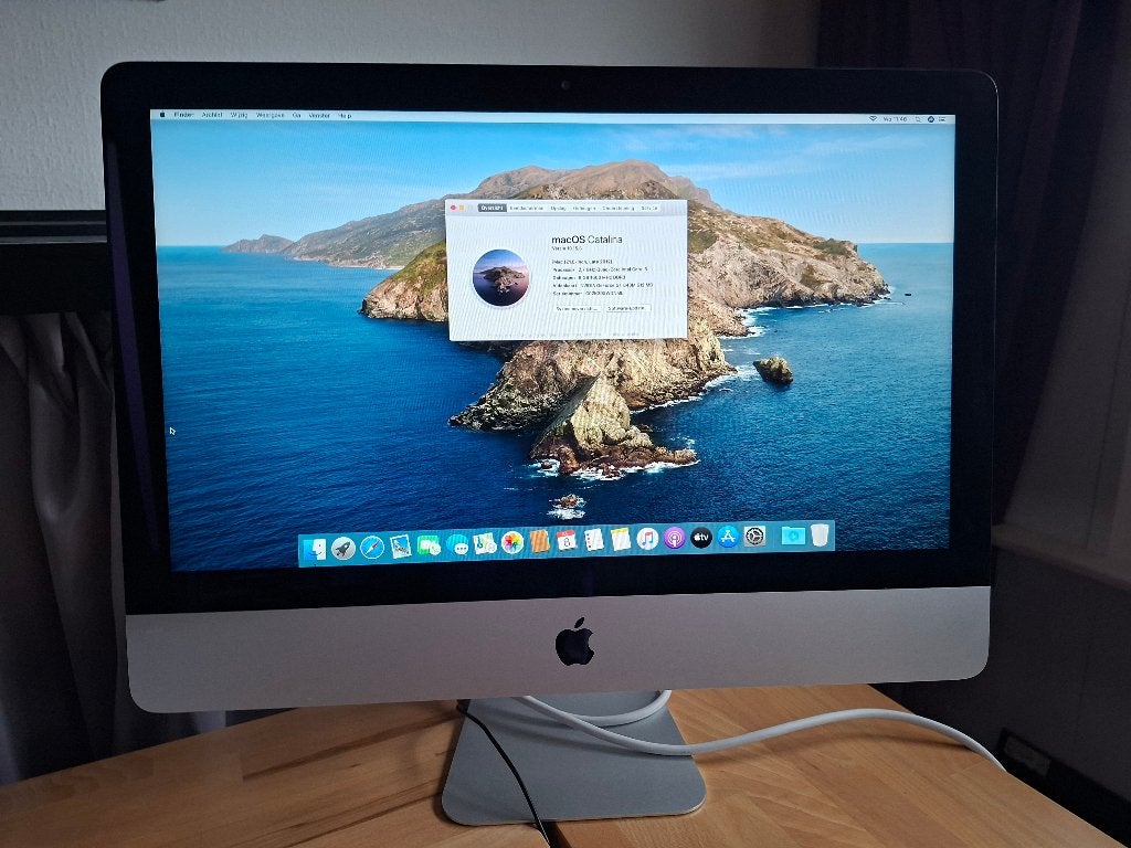 iMac (21,5-inch, late 2012) macOS Catalina, Ophalen, 2 tot 3 Ghz, IMac, Refurbished