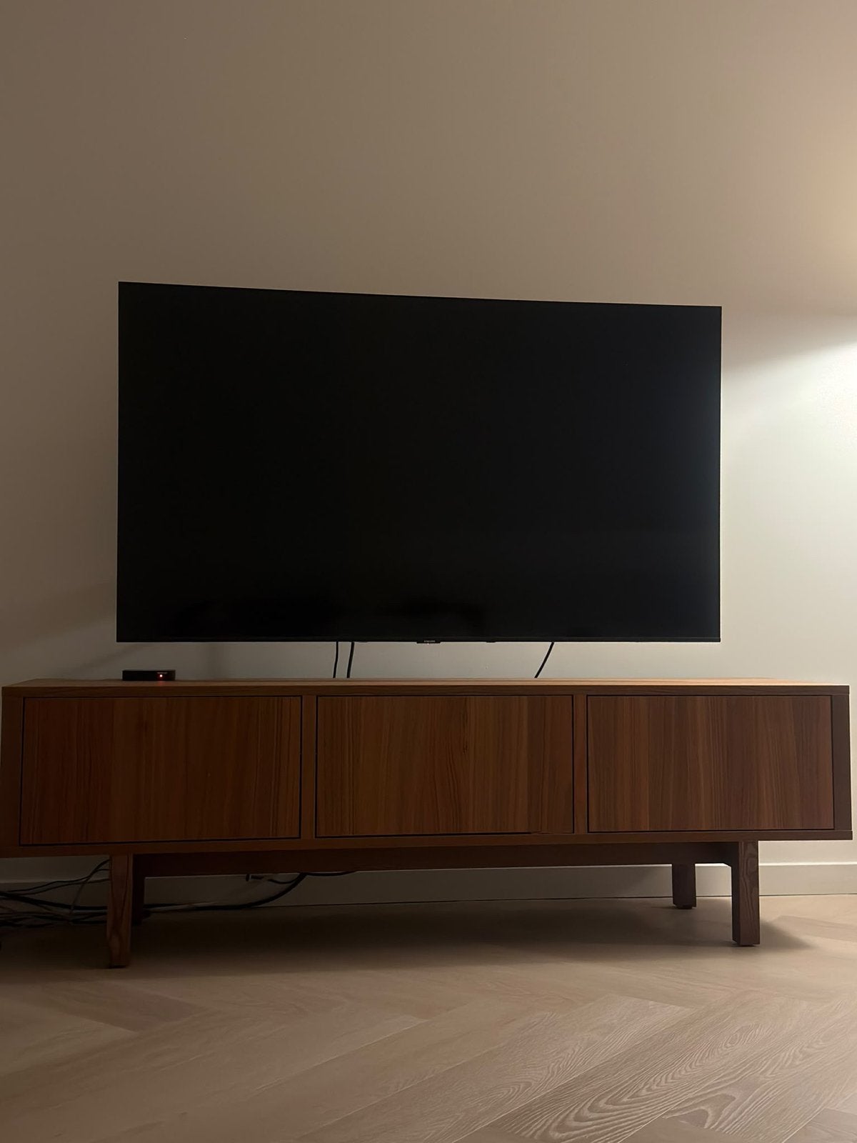 Ikea Stockholm TV Meubel Japandi Bruin Hout, Huis en Inrichting, Japandi, 150 tot 200 cm, Ophalen of Verzenden, Zo goed als nieuw