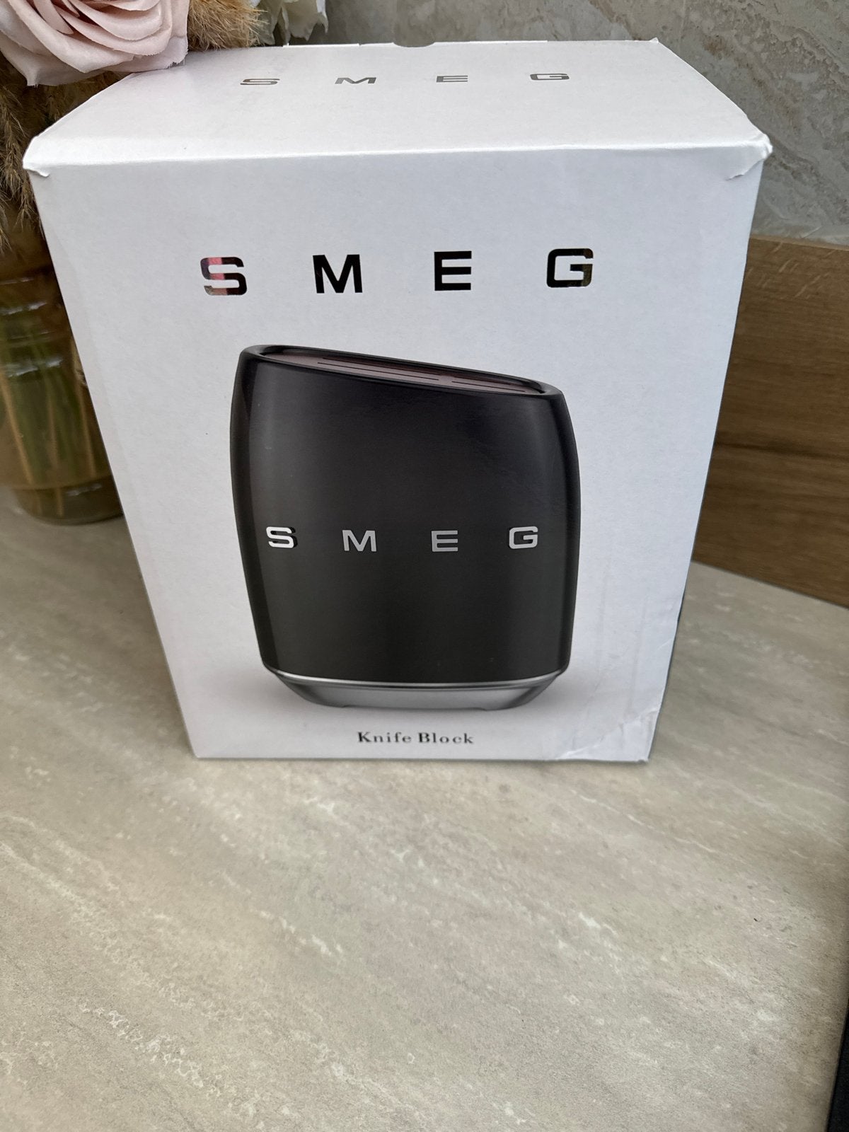 Smeg messenblok - Zwart, Overige typen, Nieuw, Ophalen of Verzenden, Zwart