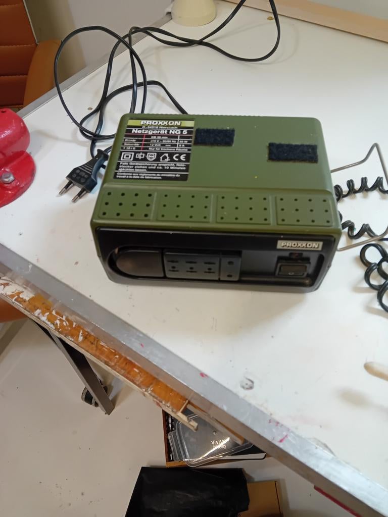 Proxxon Netzkabel NG 5 met Micromot 12/E en 50/E, Ophalen of Verzenden, Gebruikt