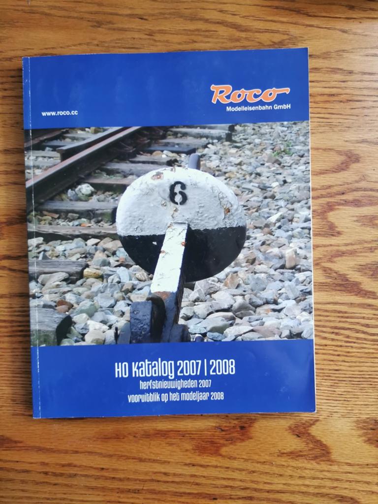 Roco HO Catalogus 2007/2008, Gelijkstroom of Wisselstroom, Analoog, Zo goed als nieuw, Roco