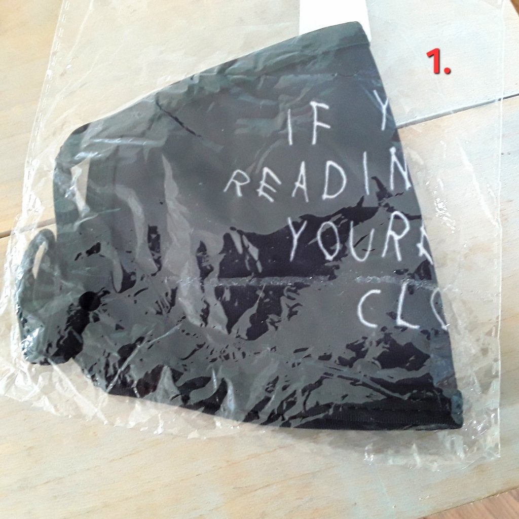Diverse designs stoffen mondkapjes - zwart, grijs, roze, Ophalen of Verzenden, Nieuw