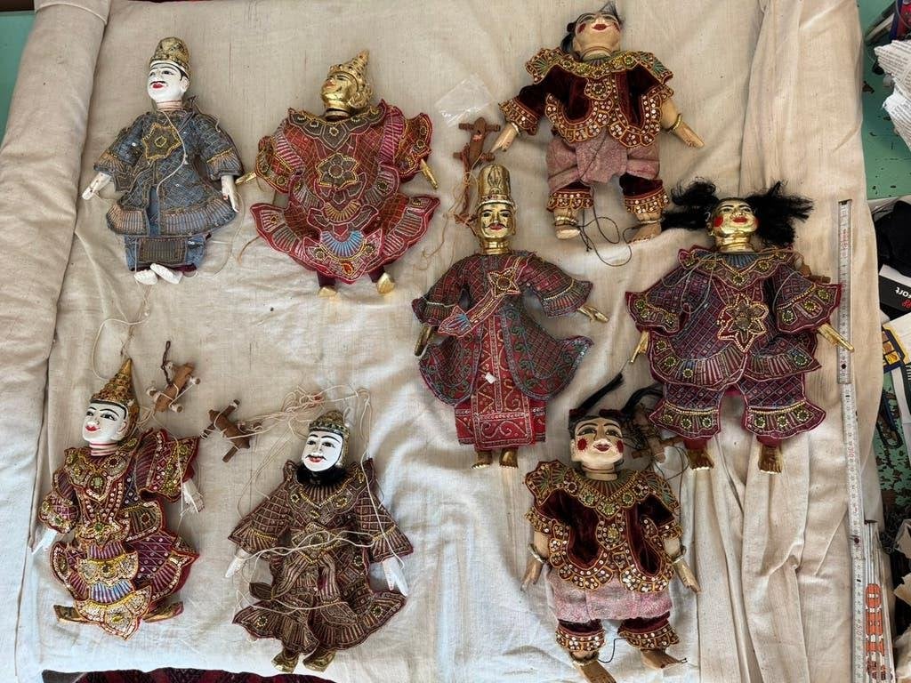 Marionetten,Burma,Mandalay,vintage, Ophalen of Verzenden, Nieuw, Overige typen
