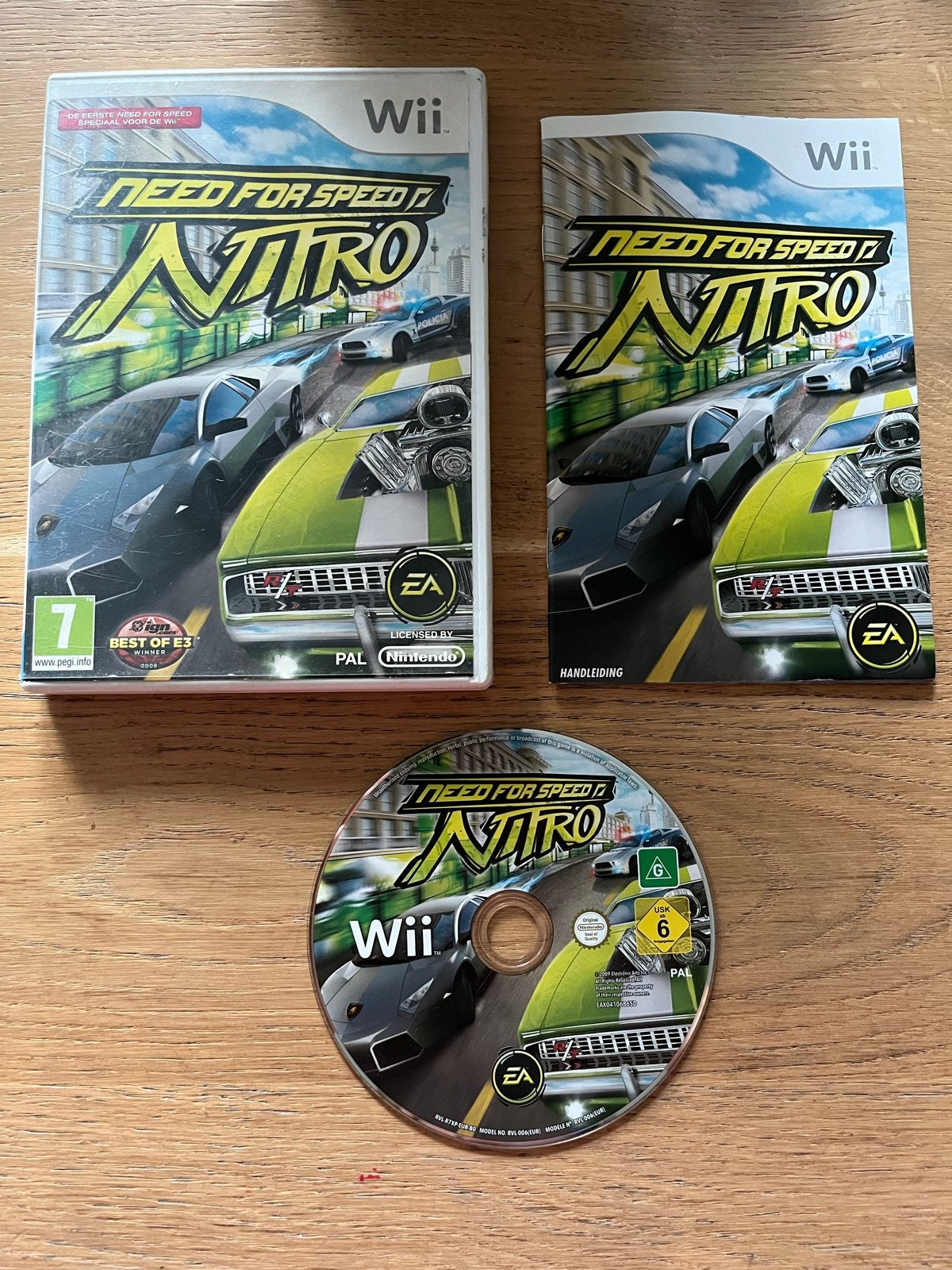 Need for Speed Nitro - Nintendo Wii - Compleet, 1 speler, Racen en Vliegen, Ophalen of Verzenden, Zo goed als nieuw