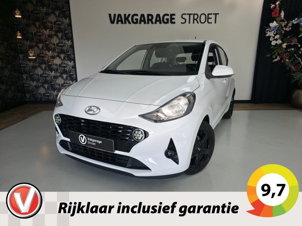 Hyundai i10 1.0 Comf | Apple/Android | cruise | LMV | ac | 1, Dealer onderhouden, Stof, Gebruikt, 899 kg