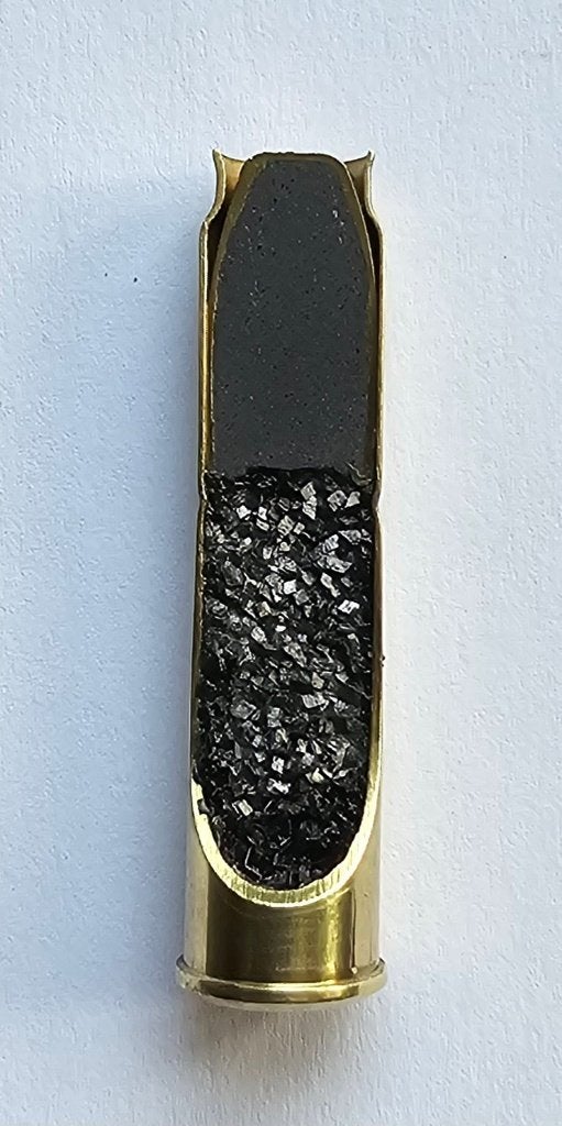 7,62 Nagant Revolver DOORSNEDE, Ophalen of Verzenden, Landmacht, Overige gebieden, Hulzen of Bodemvondsten