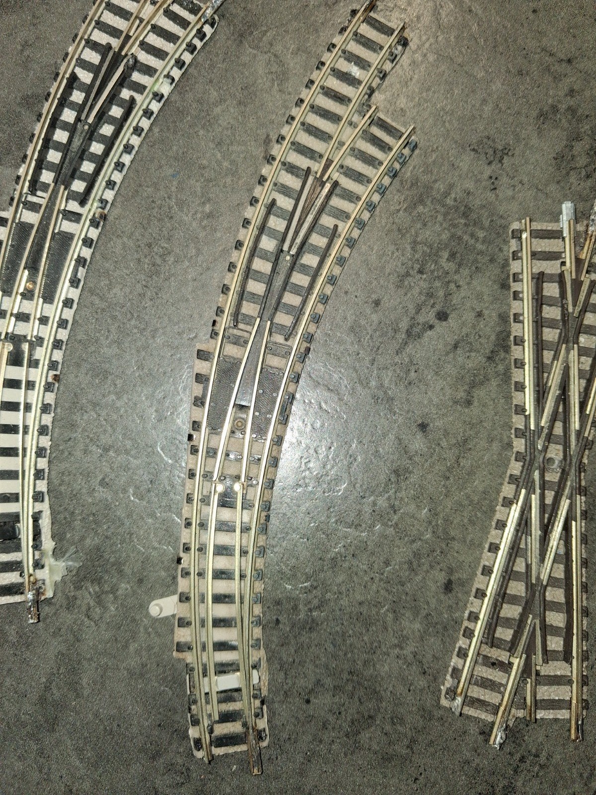 Fleischmann N spoor wissels en kruising, Gebruikt, Gelijkstroom, Verzenden, Fleischmann