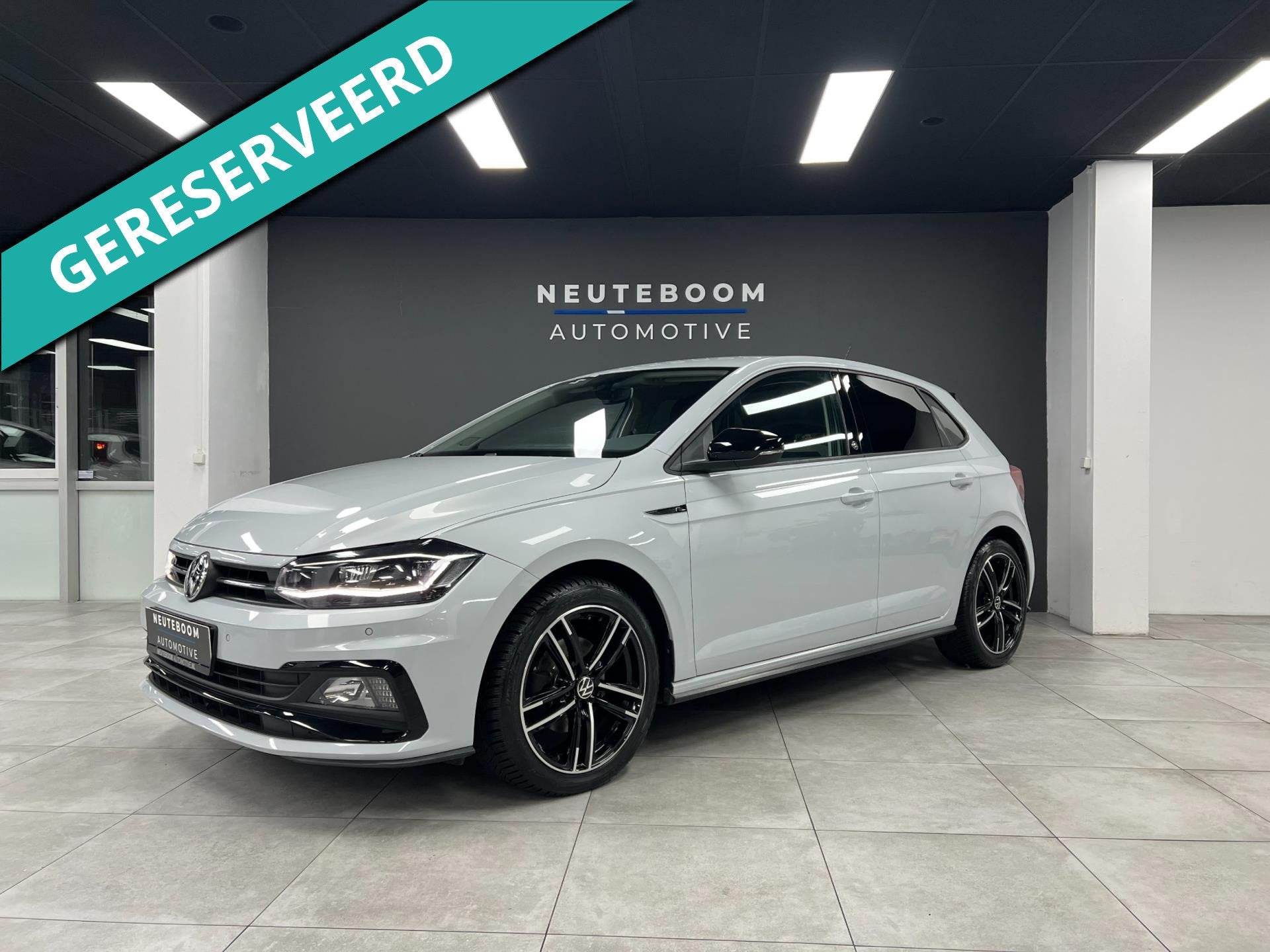 Volkswagen Polo 1.0 TSI R-Line |Virtual |ACC |BEATS | 116PK|, Verwarmde buitenspiegels, Gebruikt, Zwart, 1095 kg