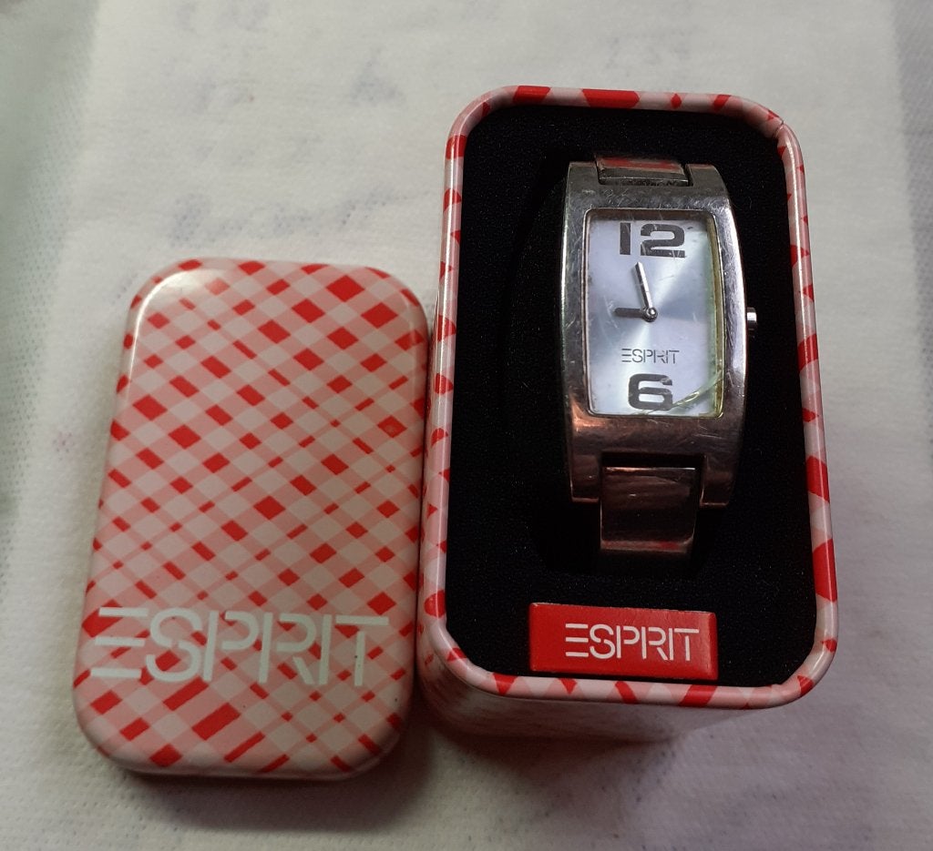 Horloge Esprit, Staal, Staal, Ophalen of Verzenden, Zo goed als nieuw