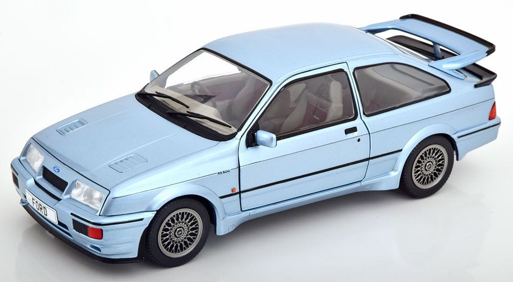 Ford Sierra RS500 Cosworth 1987 Blauw Metallic 1-18 Solido, Hobby en Vrije tijd, Modelauto's | 1:18, Solido, Tschuiten@hotmail.com