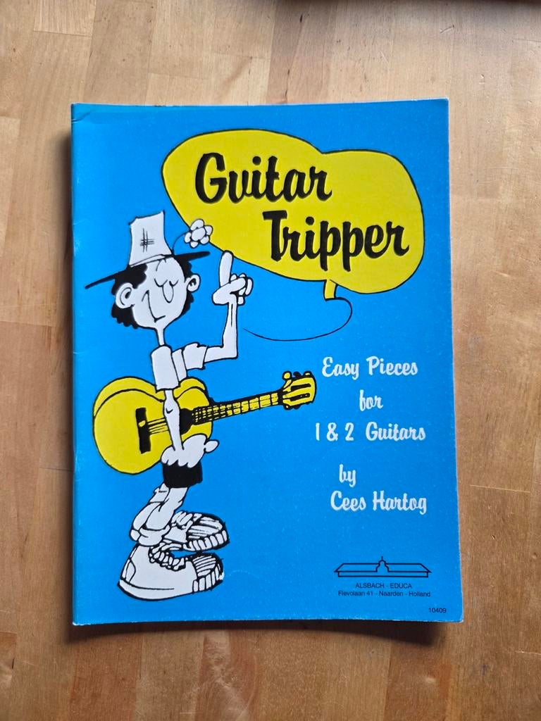 Guitar Tripper - Easy Pieces for 1 & 2 Guitars - Cees Hartog, Gitaar, Overige genres, Les of Cursus, Nieuw