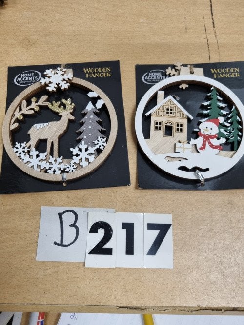 B217 kerst decoratie hangers, Ophalen of Verzenden, 'T Olde Gre-j, Info@toldegrej.nl, Endepoelstraat 20f Didam