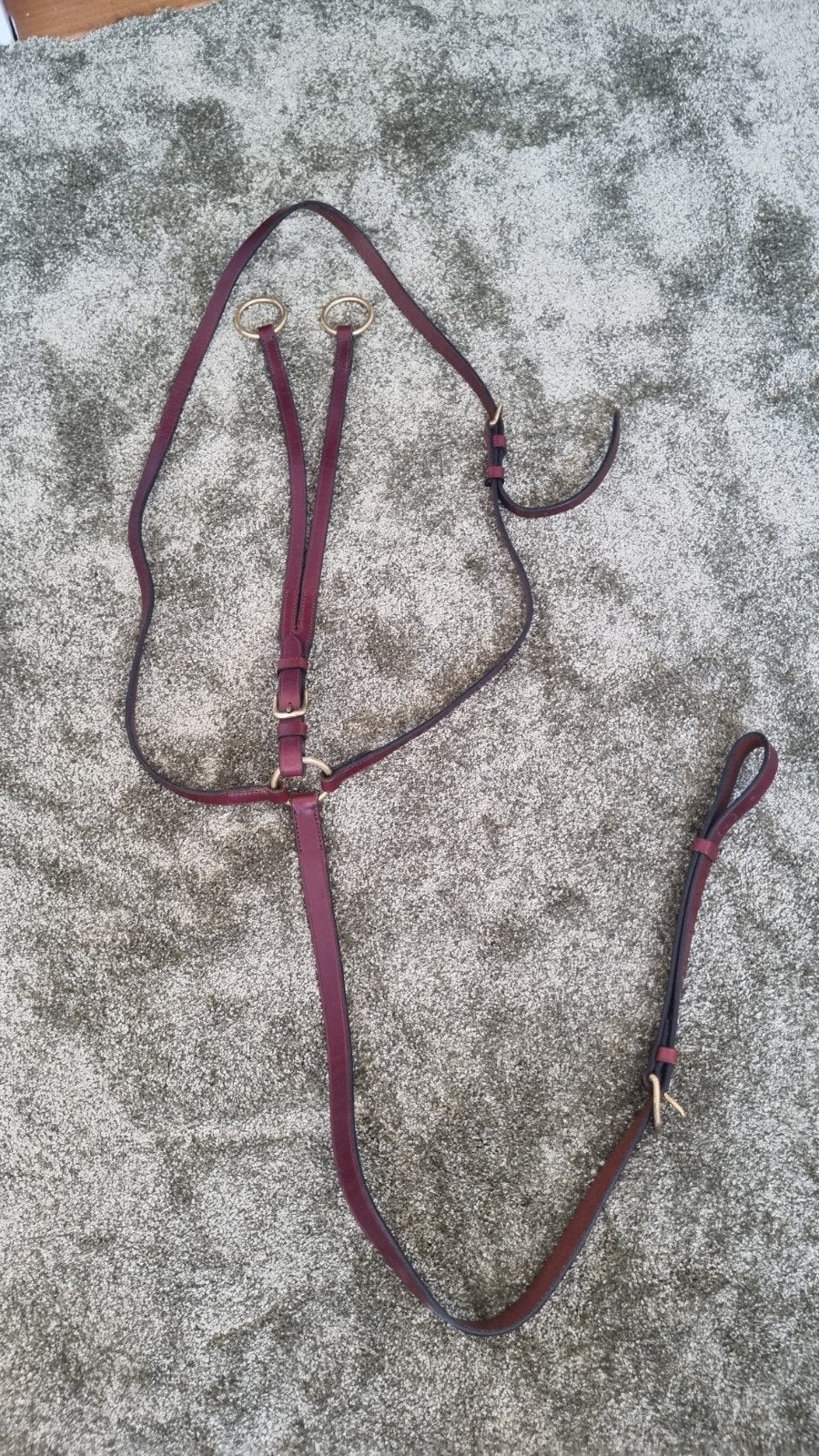 Mooie roodbruin leren martingaal paard, Dieren en Toebehoren, Ophalen of Verzenden