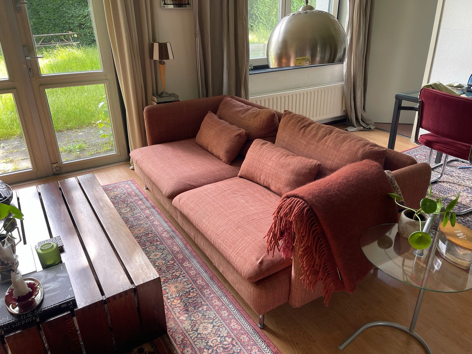 Ikea SÖDERHAMN 3 zits bank Ikea, Huis en Inrichting, Ophalen, Mid century, Driepersoons, Zo goed als nieuw