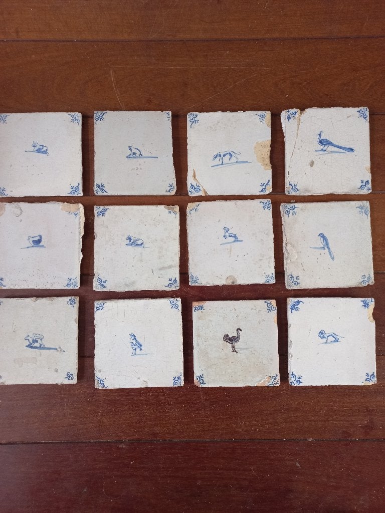 Setje antieke tegels : vroeg17e eeuws, Antiek en Kunst, Ophalen of Verzenden