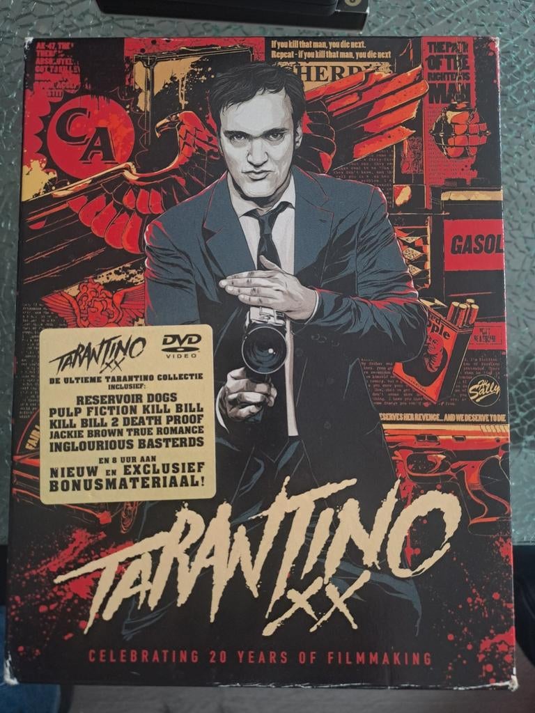Tarantino - collection (dvd), Vanaf 16 jaar, Ophalen of Verzenden, Zo goed als nieuw, Actie en Avontuur