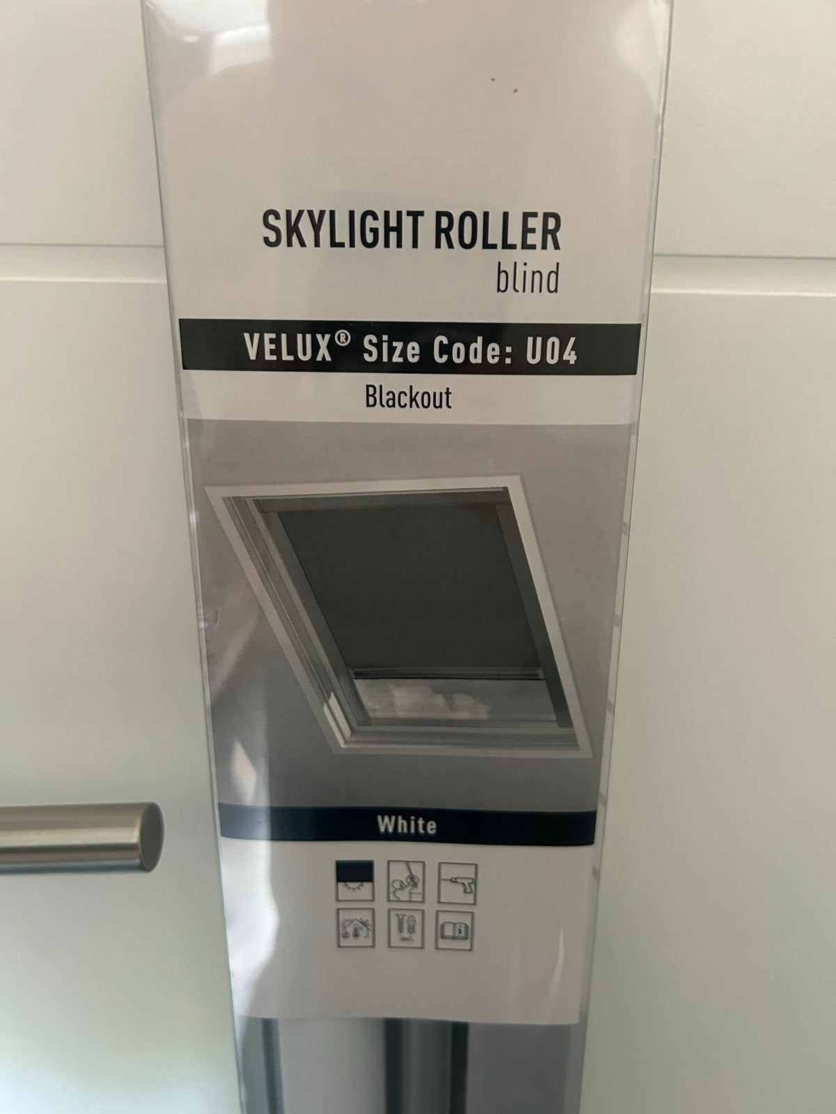 Velux Skylight Rolgordijn U04 Blackout Wit, Overige merken, Verduisterend, Wit, Nieuw