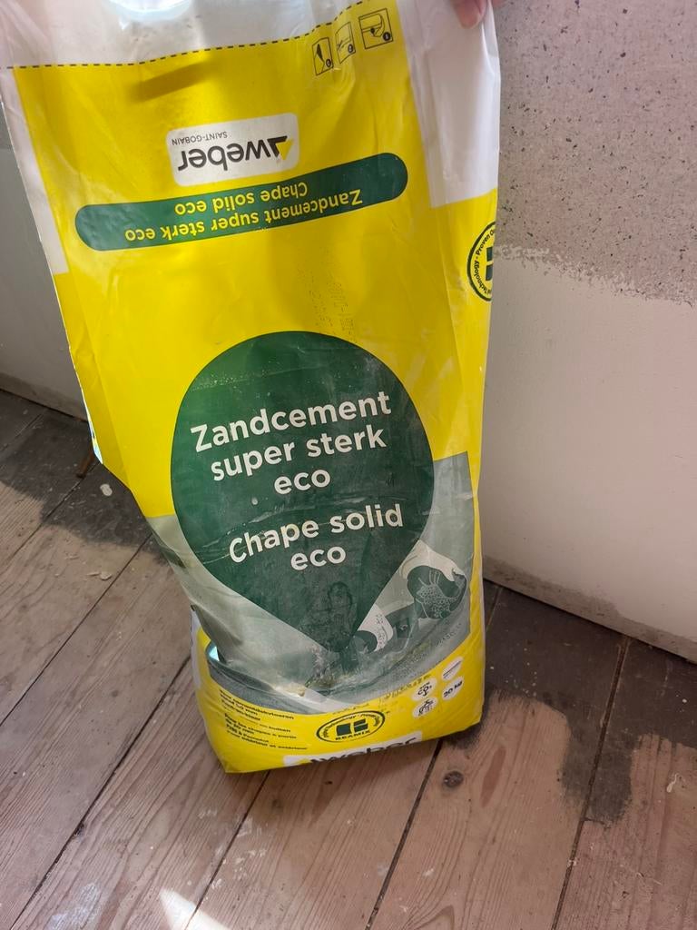 Zandcement supersterk eco, Doe-het-zelf en Verbouw, Metselstenen, Ophalen, Zo goed als nieuw, Bakstenen