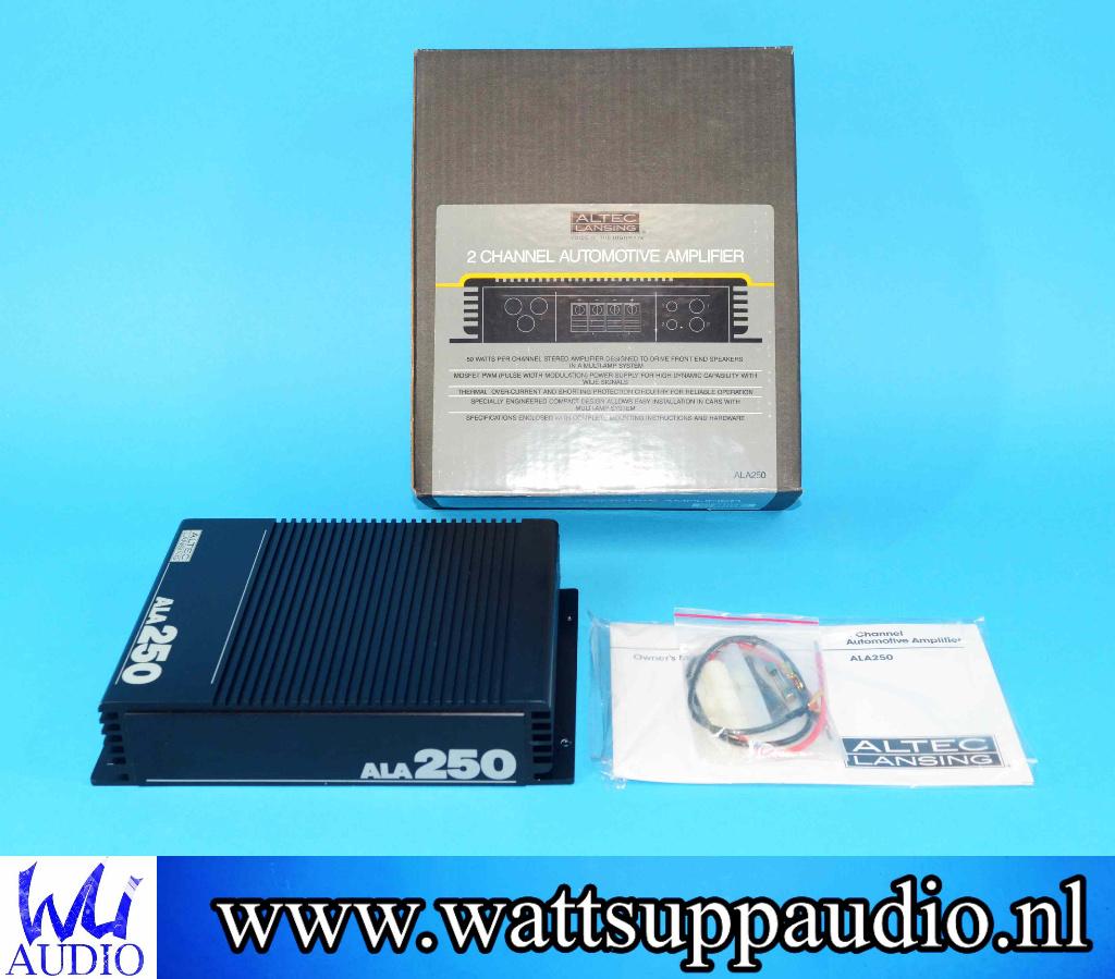 Altec Lansing ALA250 2 kanaals versterker / Vintage, Gebruikt, Ophalen of Verzenden, ., Support@alteclansing.com