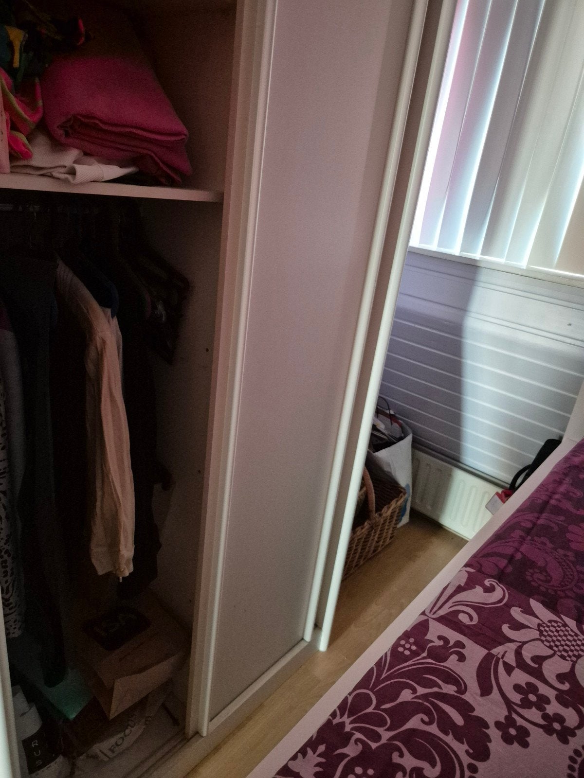Meisjeskamer: Halfhoog Bed met Kastruimte en Kledingkast, Ophalen of Verzenden