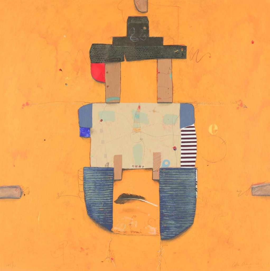Cole Morgan(1950) Kleur Zeefdruk " Compas East " Ges Gen, Antiek en Kunst, Ophalen of Verzenden