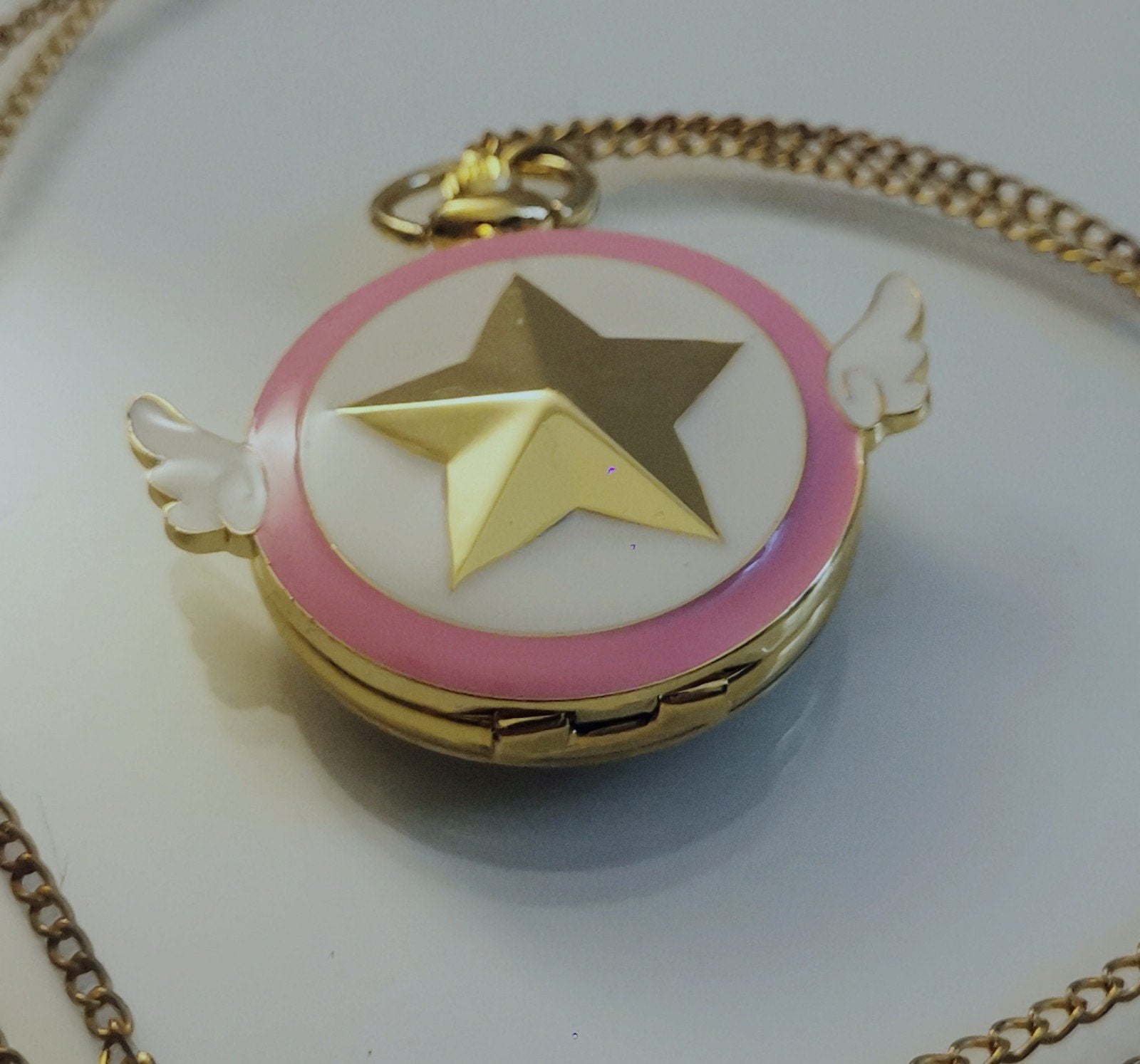 Cardcaptor Sakura pocketwatch / anime, Ophalen of Verzenden, Nieuw, Overige materialen