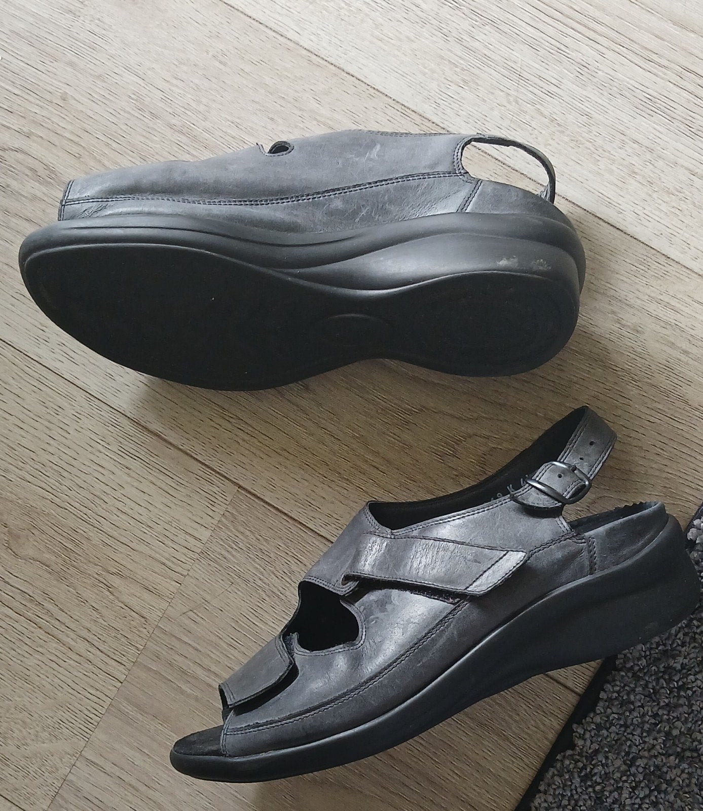 DUREA Mooie Sandalen leder mt 37-5 wijdte K nieuwstaat, Kleding | Dames, Schoenen, Overige kleuren, Verzenden, Nieuw, DUREA