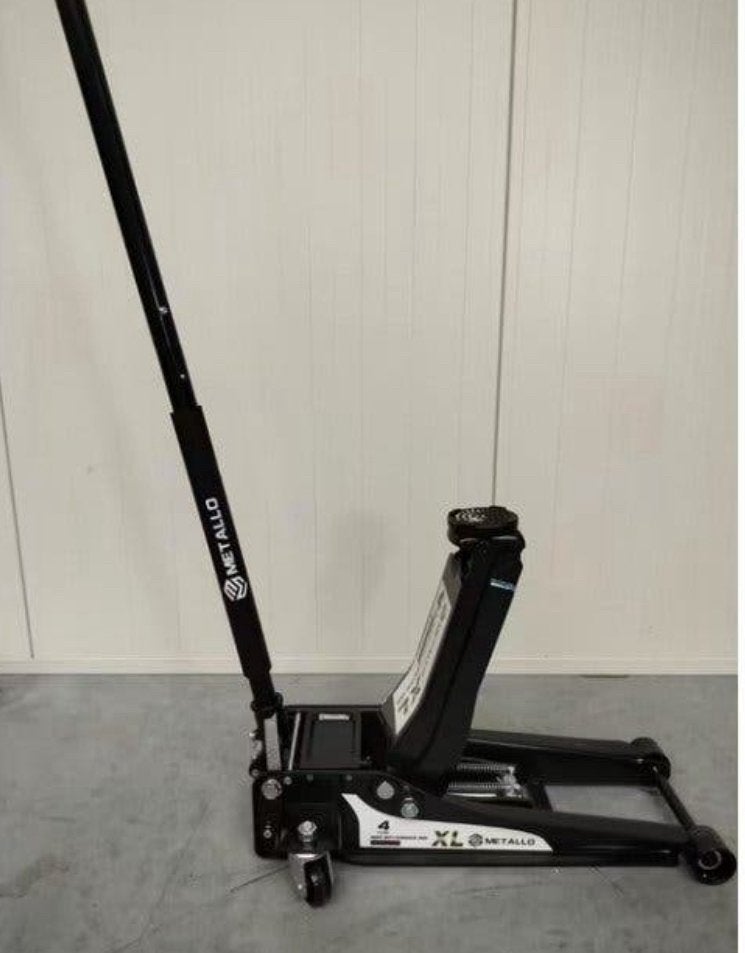 Metallo 4 tons krik extra laag en snel heffen, Ophalen, Nieuw, Hydraulisch, Garagekrik