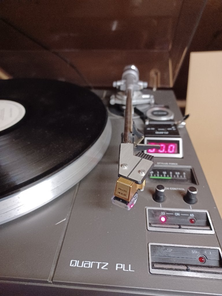 draaitafel  Philips 977  met een 412 gold, Ophalen, Gebruikt, Draaitafel, Overige merken