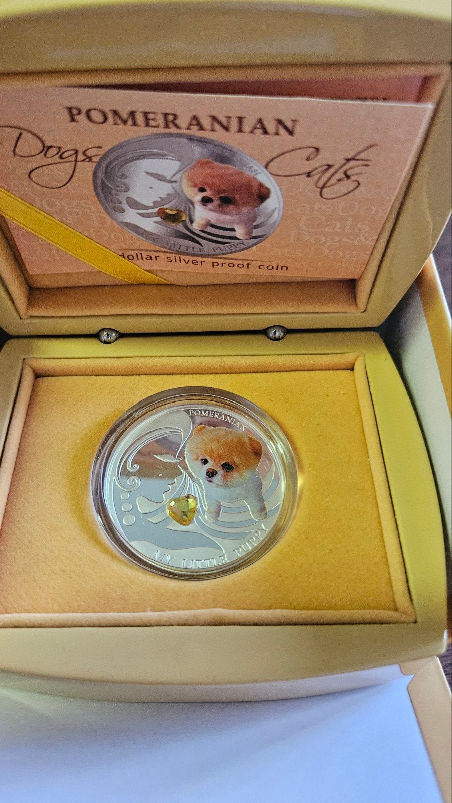 1 ounce 999 zilver pomeranian, Ophalen of Verzenden, Zilver