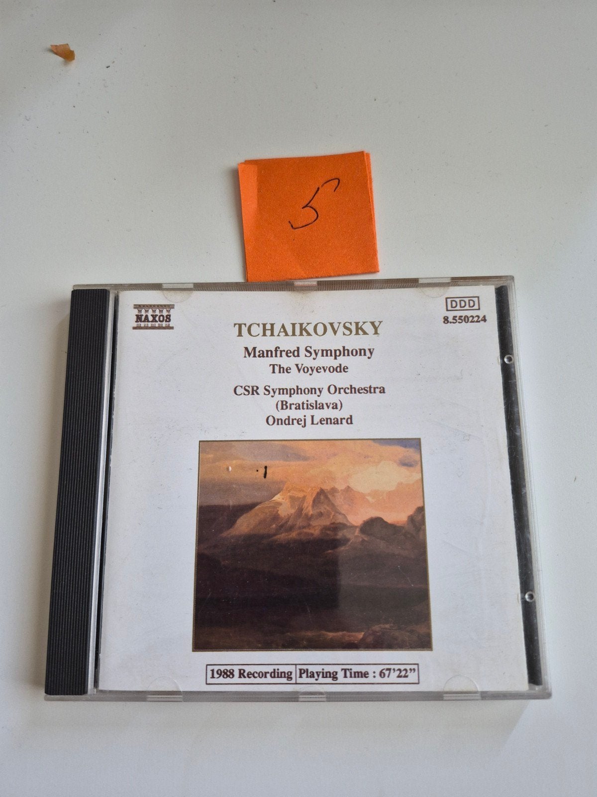 Tchaikovsky Manfred Symfonie & The Voyevode - CSR Symphony O, Gebruikt, Symfonie, Ophalen of Verzenden, Romantiek