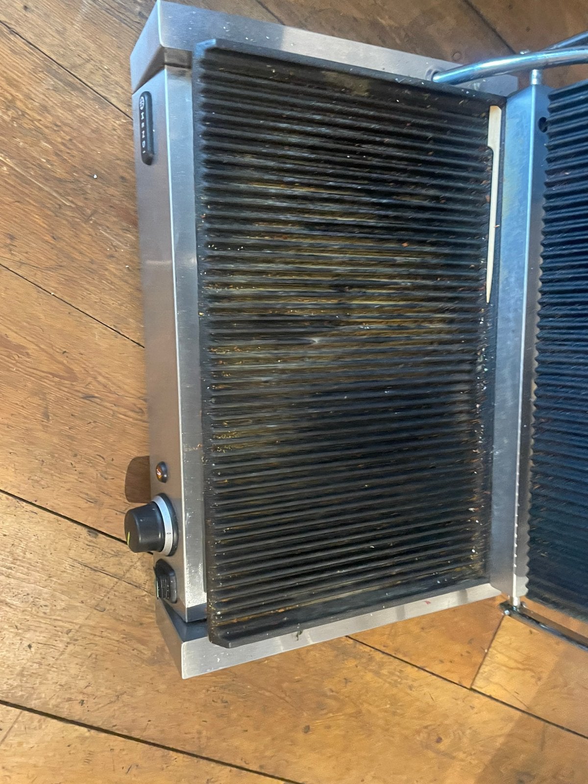 Hendi Contactgrill Panini XL - 2700W (defect?), Ophalen, Gebruikt