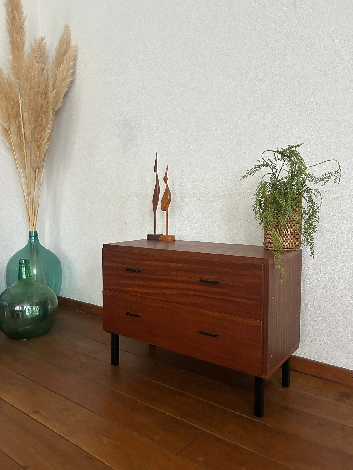Vintage Simpla Lux ladekast - 75x34x54 cm, Ophalen, Gebruikt, 1 of 2 laden, 50 tot 100 cm