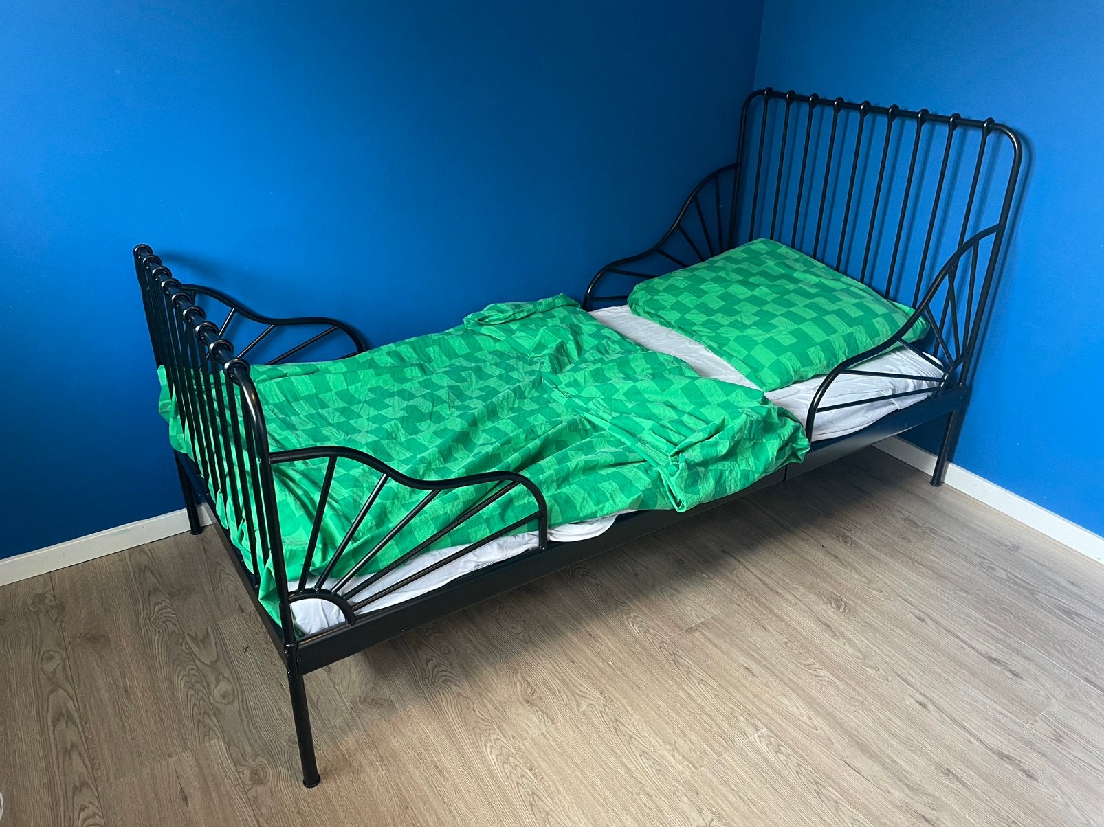 Meegroei bed 80x200cm, Ophalen, 70 tot 85 cm, Zo goed als nieuw, Matras