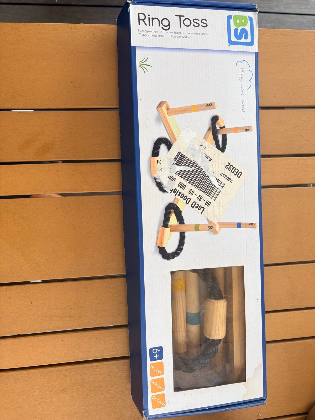 Ring Toss spel - BS Toys - Werpspel voor buiten, Ophalen of Verzenden, Gebruikt