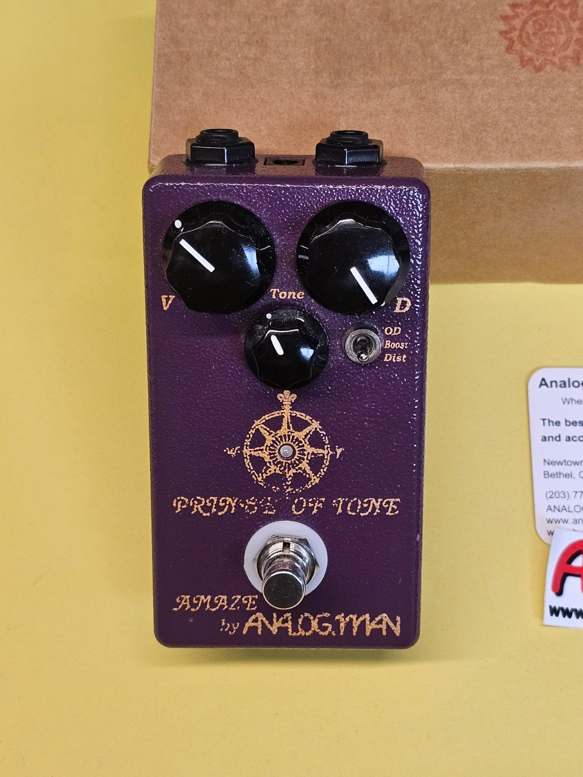 Analog Man Prince of Tone Overdrive, 100 Newtown Road, Bethel, CT 06801, USA, Analog Man, Ophalen of Verzenden, Zo goed als nieuw