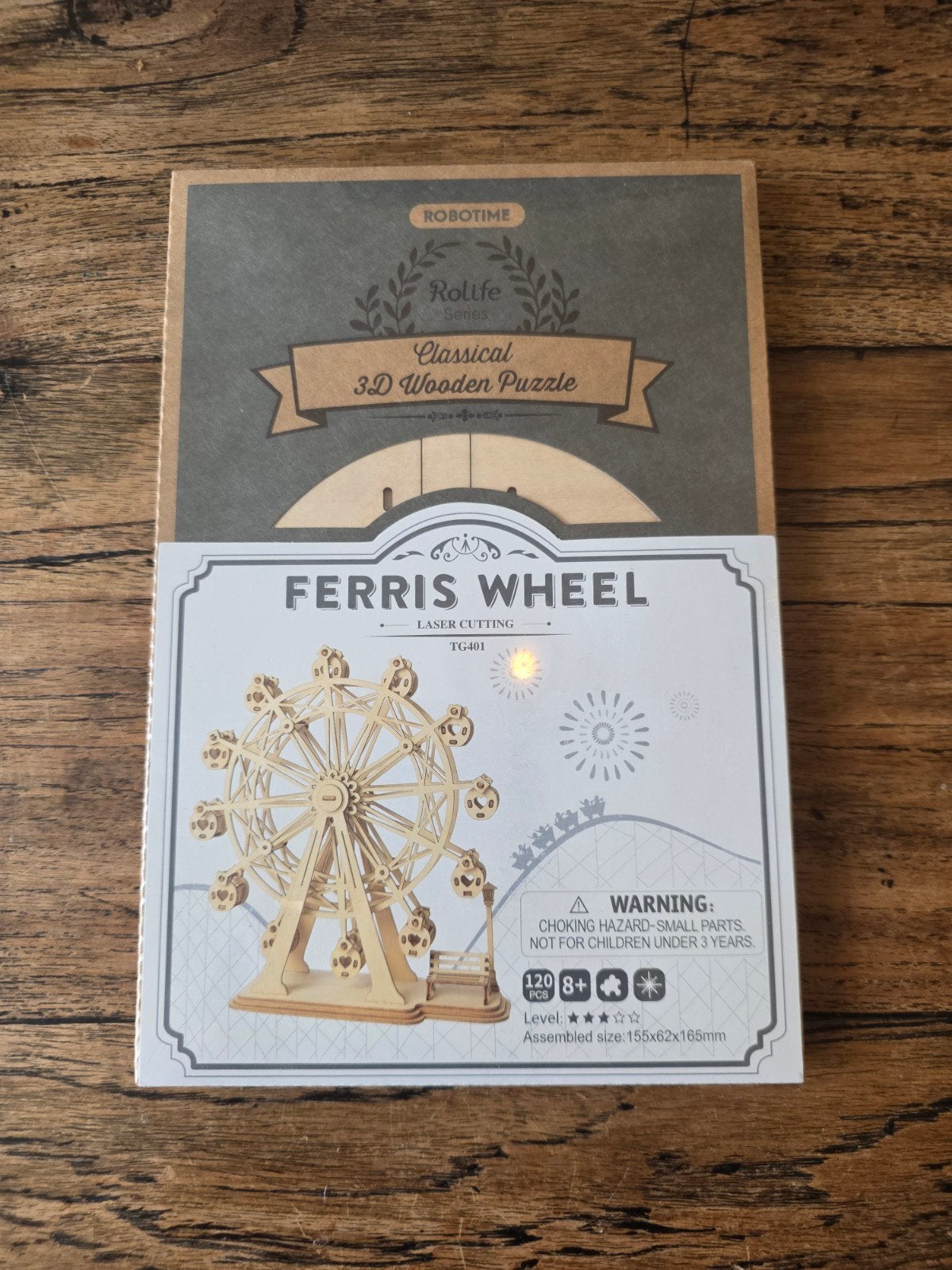 Ferris Wheel Rolife classic 3D wooden puzzle, Ophalen of Verzenden