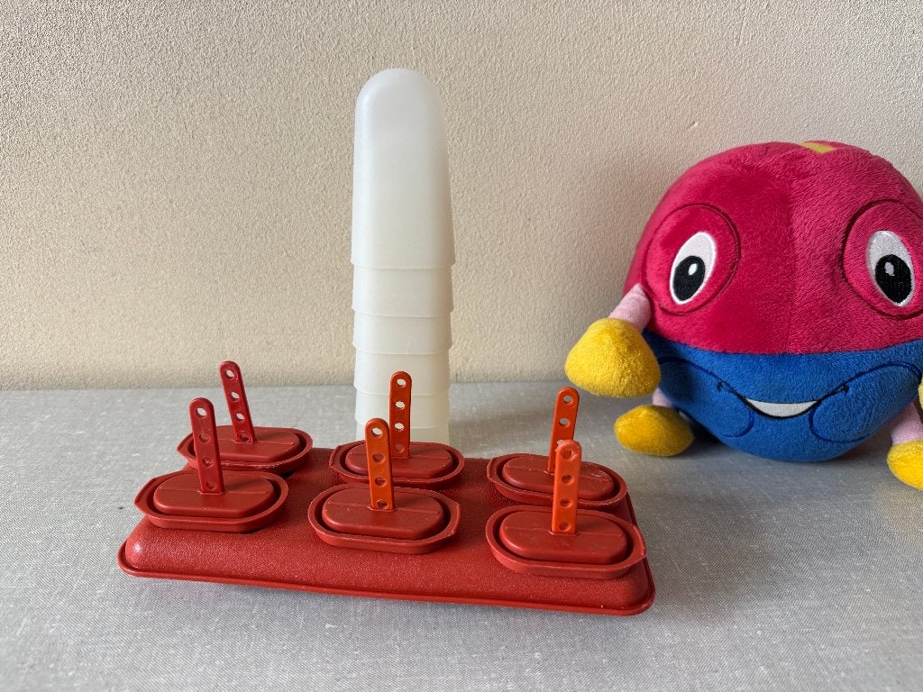 TUPPERWARE ijsvormpjes - zelf ijsjes maken ijsvormen, Ophalen of Verzenden, Gebruikt, Overige typen, Vaatwasserbestendig