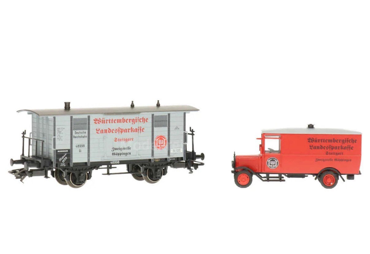 Märklin Museum 1999 H0 ''Württembergifsche Landessparkasse'', Wisselstroom, Ophalen of Verzenden, Märklin, Nieuw