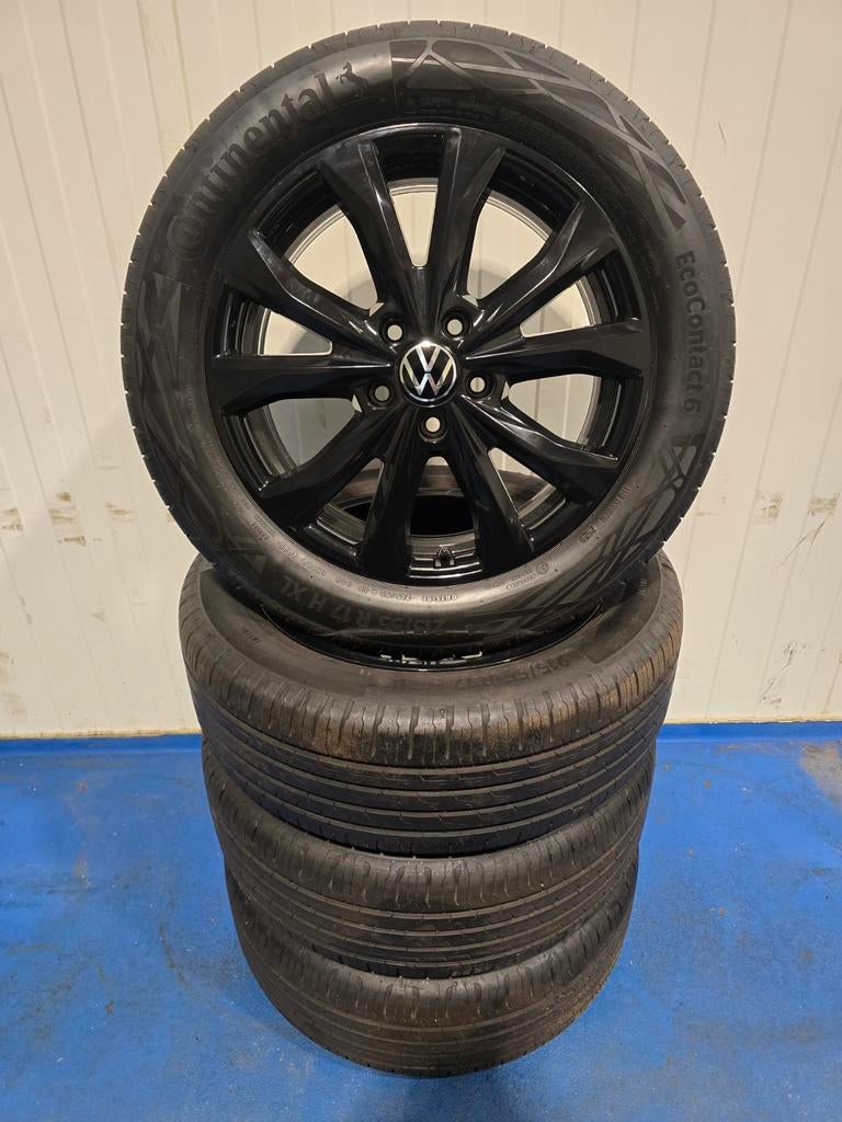 🌞Originele VW Barahona velgen 17 inch Caddy MK5, Banden en Velgen, 17 inch, Ophalen of Verzenden, Personenwagen