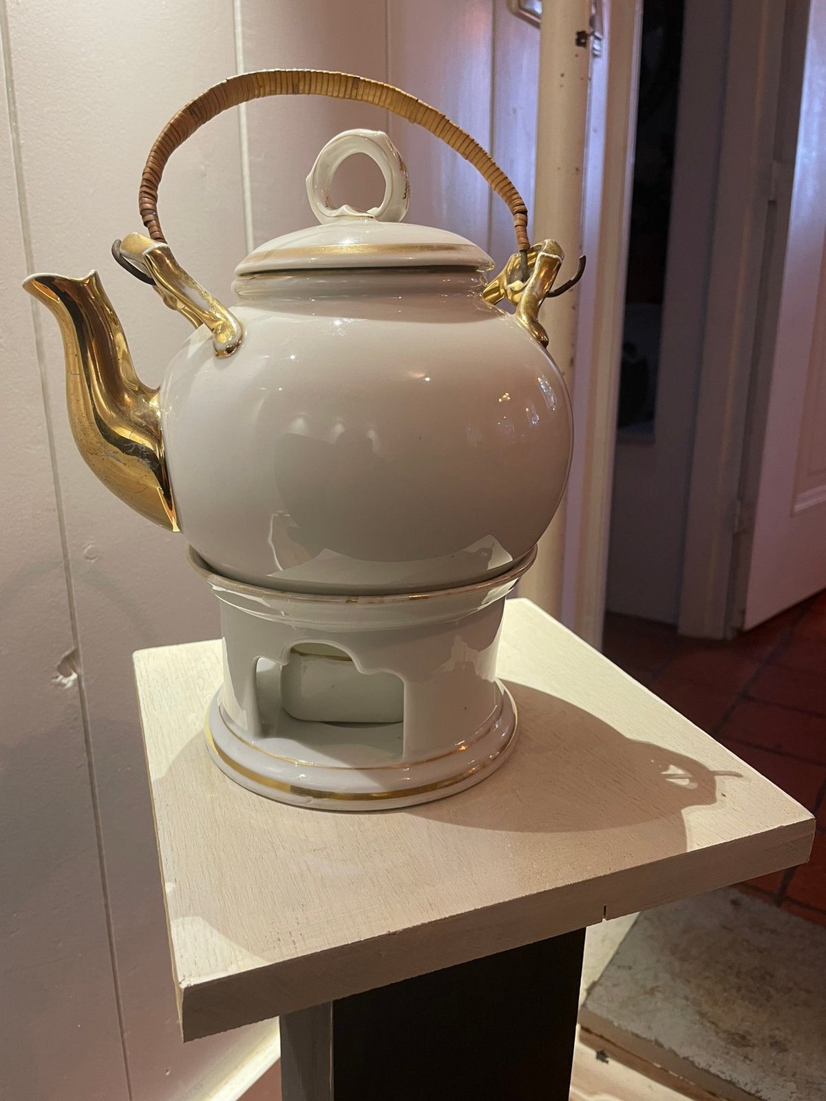 Antieke Biedermeier chocoladepot Anno 1880, Antiek en Kunst, Ophalen of Verzenden