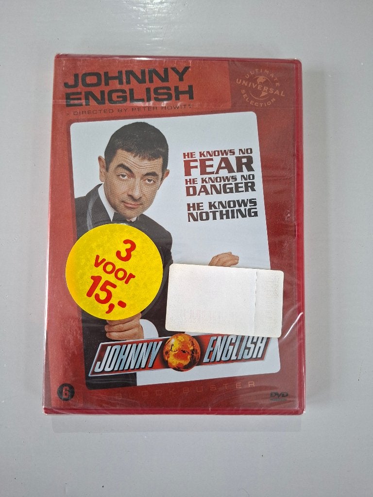 DVD Johnny English met Rowan Atkinson (bekend van Mr. Bean), Nederlands, Ophalen of Verzenden, Vanaf 6 jaar, Actiekomedie