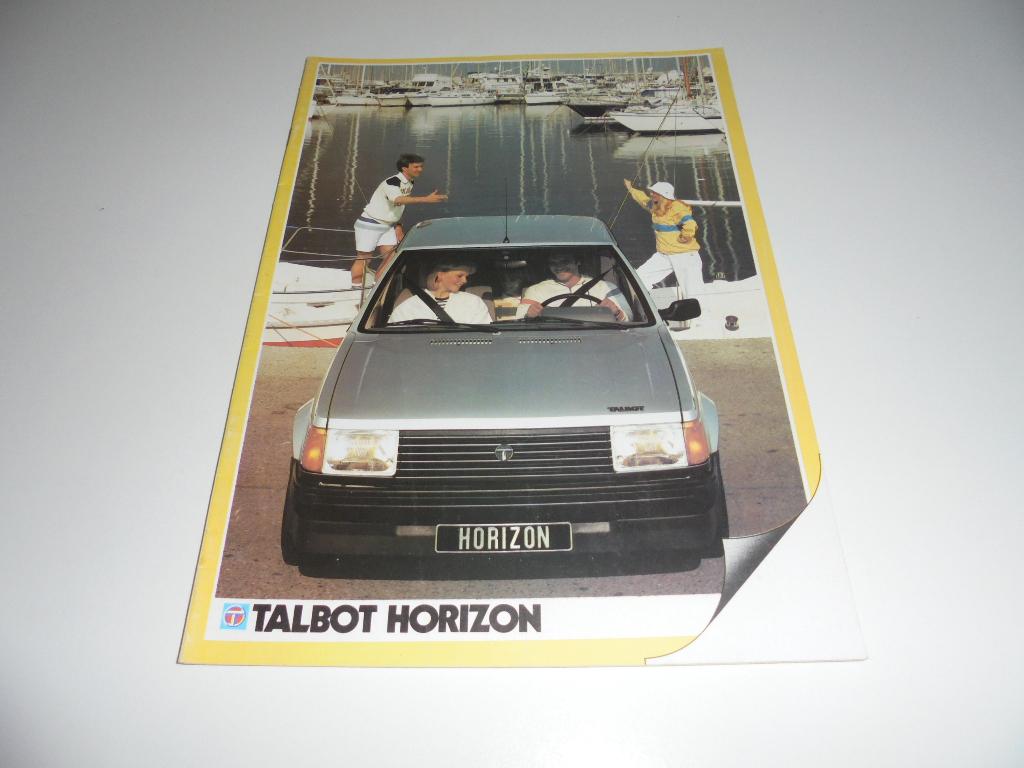 brochure Talbot Horizon  1983, Boeken, Auto's | Folders en Tijdschriften, Ophalen of Verzenden, Zo goed als nieuw, Overige merken