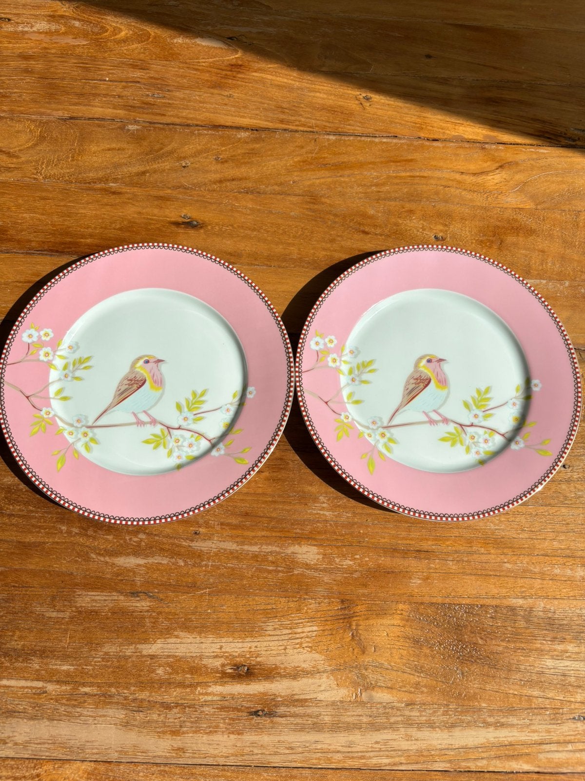 Pip studio early bird roze borden, Huis en Inrichting, Keuken | Servies, Pip Studio, Ophalen of Verzenden, Zo goed als nieuw, Bord(en)