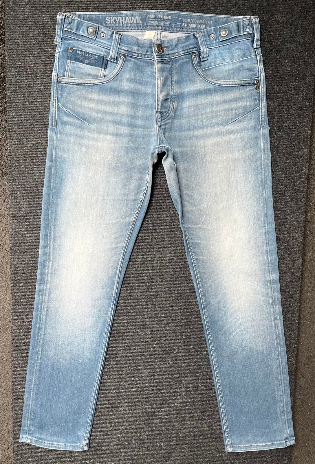 PME Legend Skyhawk stretch jeans 34/32, Ophalen of Verzenden, Gedragen, Blauw, W33 - W34 (confectie 48/50)