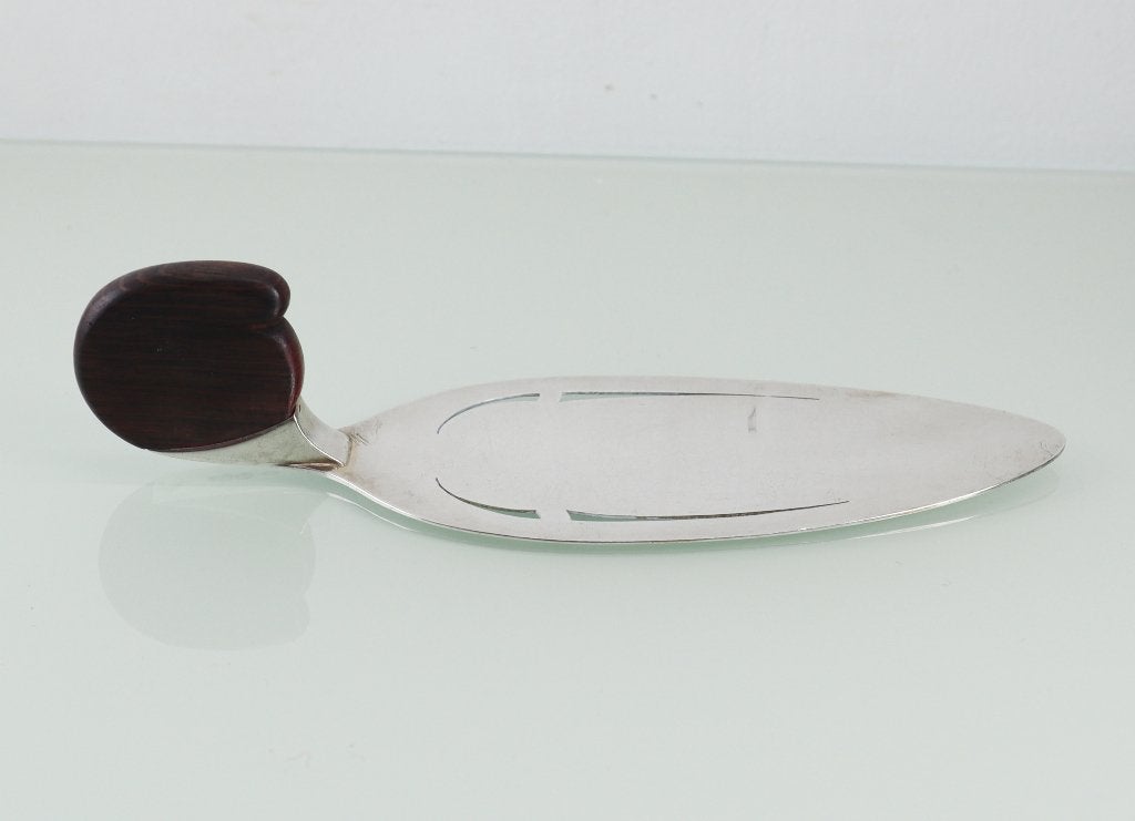 Antieke zilveren Art Deco taartschep, Ophalen of Verzenden, Zilver