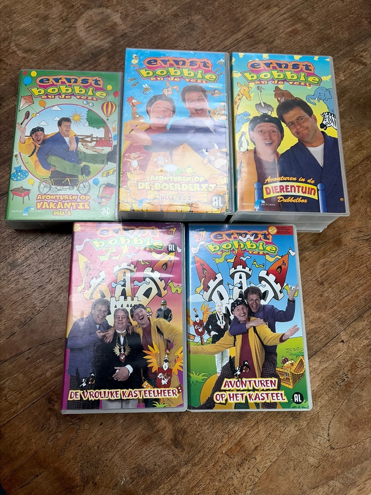 Ernst Bobbie en de rest - 2 dubbele sets en 3 videobanden, Ophalen, Gebruikt, Alle leeftijden, Tv-serie