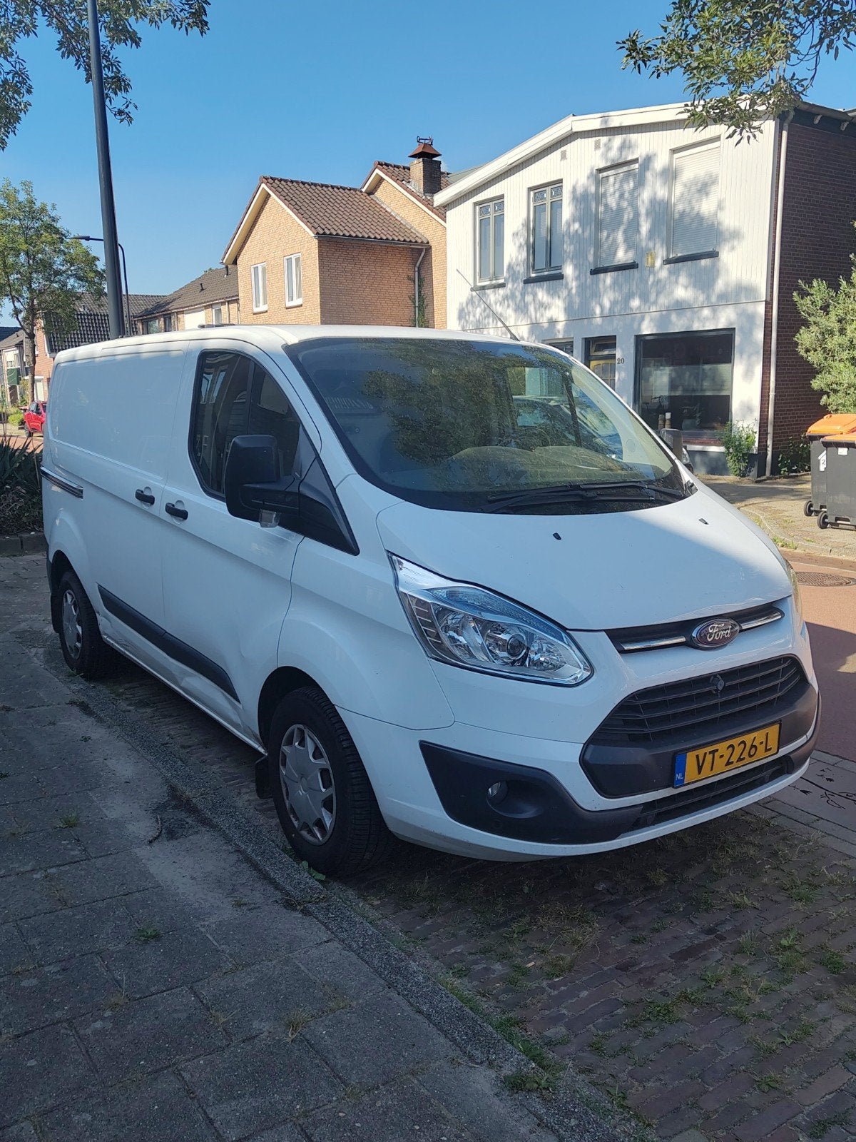 Ford Transit Custom 2.2 Tdci 74KW 2016, Zwart, 4 cilinders, Overige bekleding, 100 pk