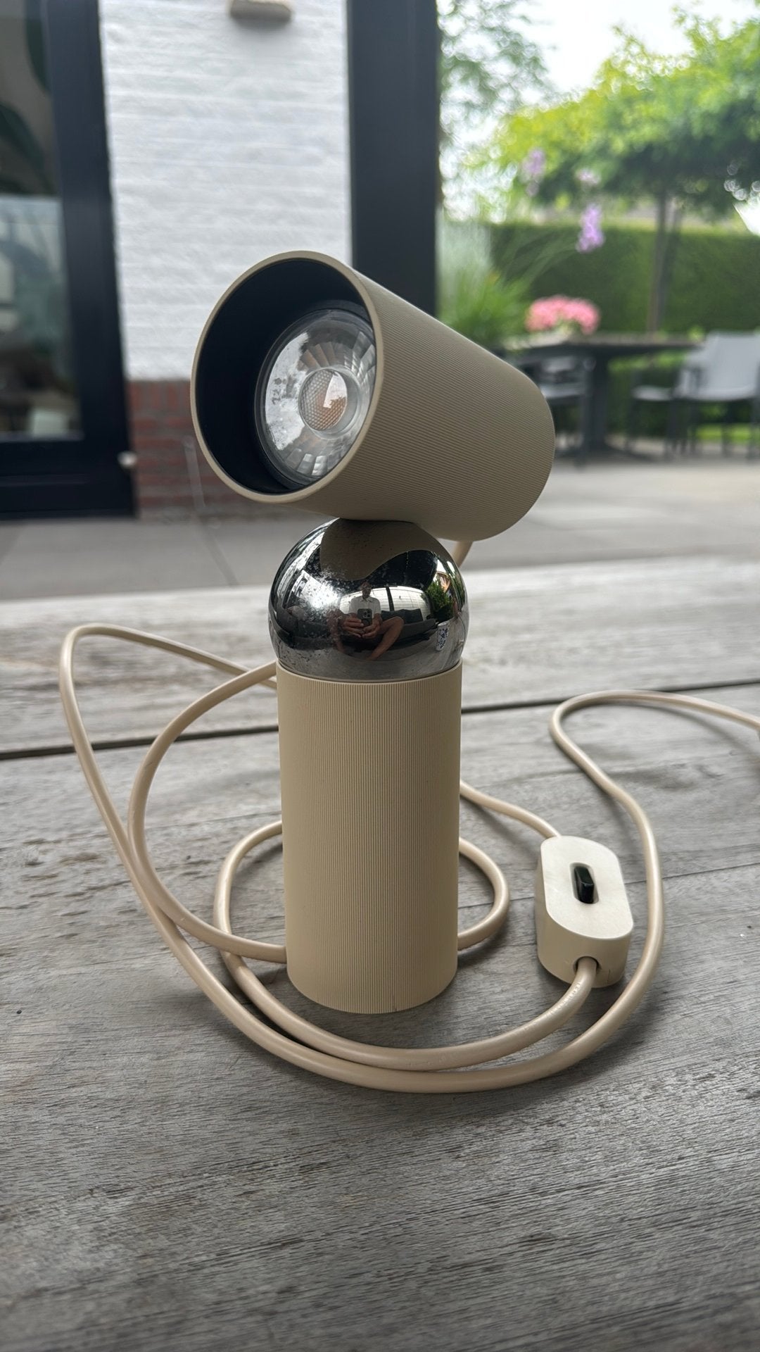Flos Bilboquet tafellamp, Huis en Inrichting, Lampen | Tafellampen, Beige, Overige materialen, Overige typen, Overige merken