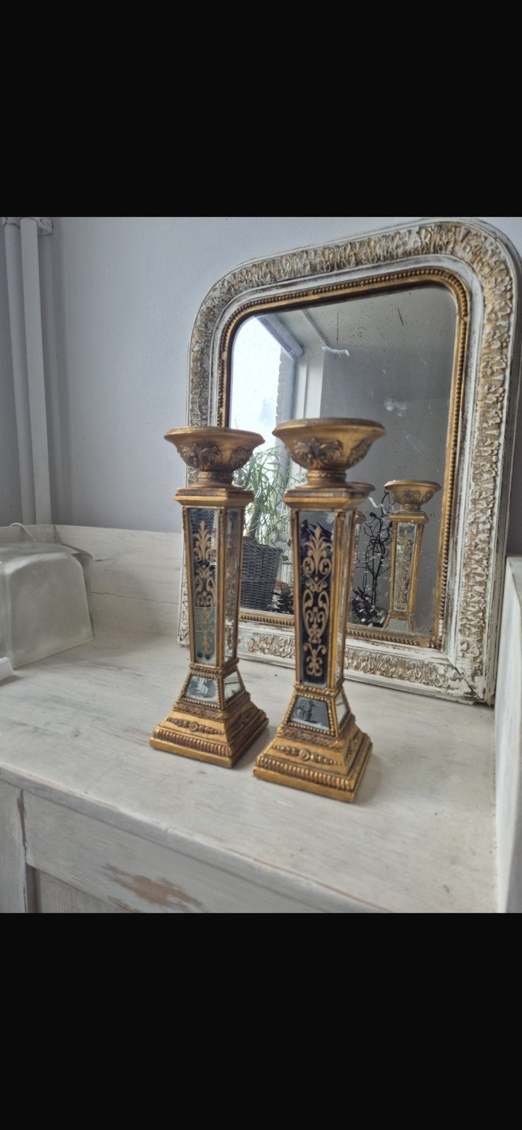 2 antieke kandelaars., Antiek en Kunst, Ophalen of Verzenden